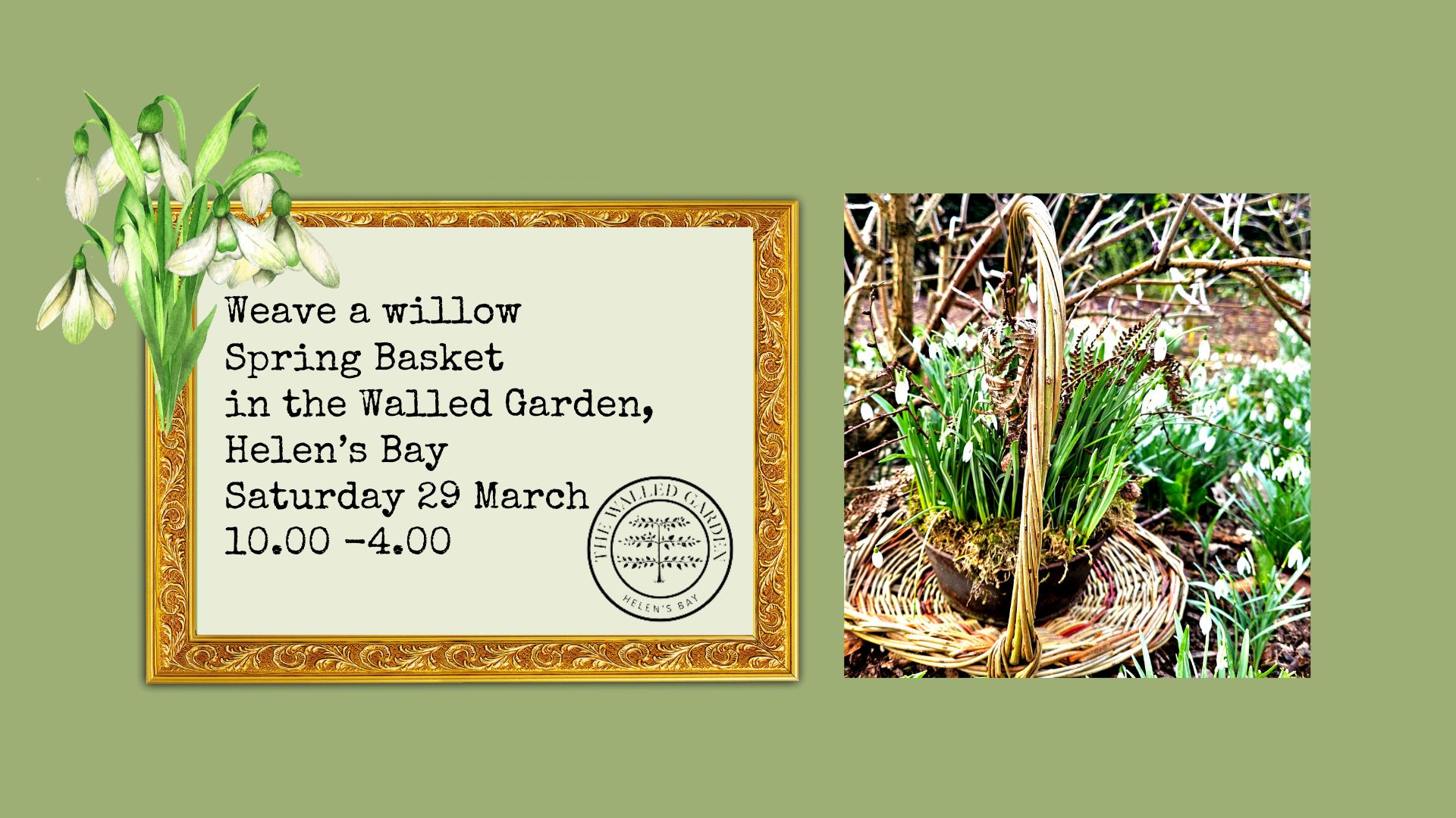 Weave a Willow Spring Basket in the Walled Garden